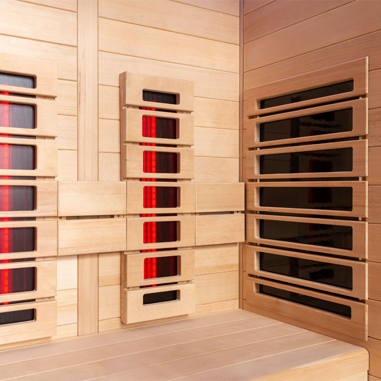 Pannelli a infrarossi integrati per riscaldamento uniforme e comfort muscolare