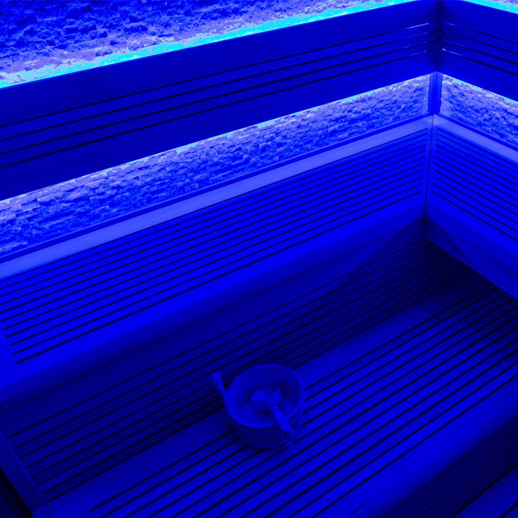 Accessori per sauna: secchio, mestolo, termometro e clessidra