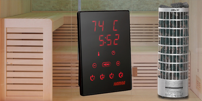 Stufa elettrica per sauna tradizionale con pietre laviche